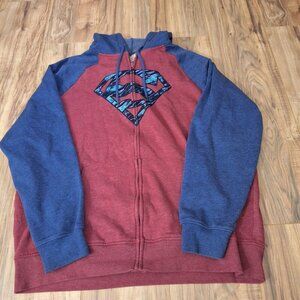 Superman Mens Full Zip Jacket 2XL
